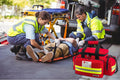 REDCUBE Emergency Bag - First Aid Bags Empty - First Responder Bag for Trauma, Professional Multiple Compartment Kit Carrier For Emergency Medical