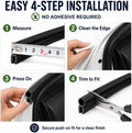 Storystore Automotive Door Weather Stripping 10 Ft EPDM Rubber Seal Strip 10 Feet