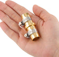2 Pack Garden Hose Connector Repair Mender Kit with Stainless Clamp,Fits 3/4"-5/8" Water Hose Repair Fitting | Fits 3/4"-5/8" Water Hose Repair