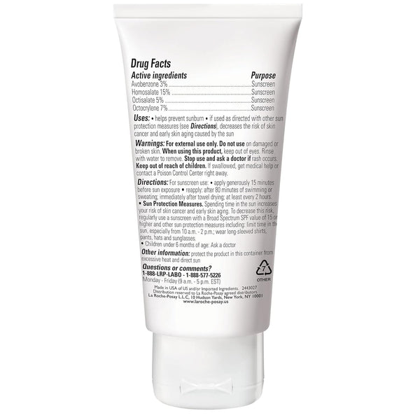 La Roche-Posay Anthelios Clear Skin Sunscreen Dry Touch SPF 60, Oil Free Sunscreen For Face, Oil Absorbing, Broad Spectrum SPF + Antioxidants,
