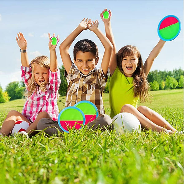 Toss and Catch Ball Set | Toss and Catch Sports Game Set - Upgraded Version 8inch Toy Paddle Catch Toy for Gift Kids/Adults/Family/Backyard Beach
