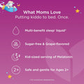 Hyland'S Kids Sleep Calm and Immunity with Melatonin, Promotes Sleep and Supports Immune Health, Ages 2 and Up, Grape Flavor, 4 Fl. Oz.