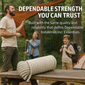 100 Ft Heavy Duty Braided Cotton Rope Clothesline Approximately #6 1/4" 6 mm Multi Purpose Home Boat Camping Size #6