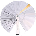 Hotop 1pc Feeler Gauges Imperial Measuring Tool Stainless Steel 0.04 - 0.88 mm 32 Blades
