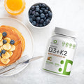 DEAL SUPPLEMENT Vitamin D3 10,000 IU + K2 MK7 200 Mcg, Infused with Virgin Coconut Oil, 250 Softgels, Double Strength Vitamin D & K, Promotes