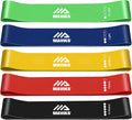 Exercise Resistance Bands for Working Out Set of 5 for Women and Men, Stretch Bands for Exercise, Physical Therapy, Arms Legs Workout, Stretching,