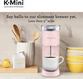 Keurig K-Mini Single Serve K-Cup Pod Coffee Maker, 6 to 12oz Brew size, with Cord Storage, Perfect for Small Spaces, Dusty Rose | Brews 6-12 Oz