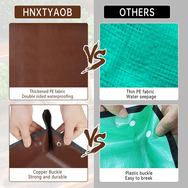 27"x 27" Repotting Mat for Indoor Plant Transplanting and Mess Control Foldable Waterproof Potting Tray-Easy to Clean Gardening Gifts for Plant