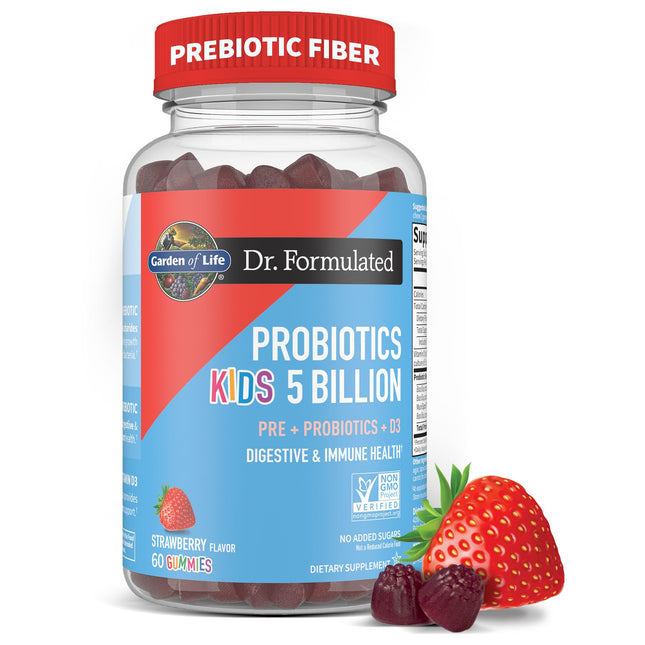 Garden of Life Dr Formulated 5 Billion CFU Prebiotic Fiber, Probiotic and Vitami