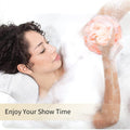 Bath Loofah Sponge Body Scrubber Shower Sponge Exfoliating Mesh Pouf Shower Ball Bath Sponges for Women and Men Bathing Accessories (4Pack 50G