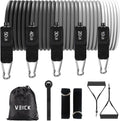 VEICK Resistance Bands, Exercise Bands, Workout Bands Set for Working Out with Handles for Men Women, Elastic Exercising Bands for Fitness Weights