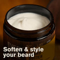 Every Man Jack Beard Butter- Subtle Sandalwood Fragrance - Hydrates and Styles Dry, Unruly Beards While Relieving Itch - Naturally Derived with