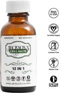 Jackson’s 12-in-1 Cell Salt Combo (500 Pellets / 125 Doses) – Certified Vegan, Lactose-Free – Made in USA 500 Count (Pack of 1)