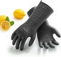 Vgo... 1 Pair Household Cleaning Gloves Infused with Rresh Rich Aromas, Lined Dishwashing Gloves,Long Sleeves Kitchen Gloves, Bathroom Cleaning,