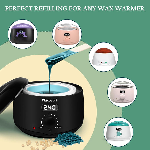 Maxpearl Wax Beads for for Brazilian/Coarse Hair, 10.5oz/300g, Dark Green