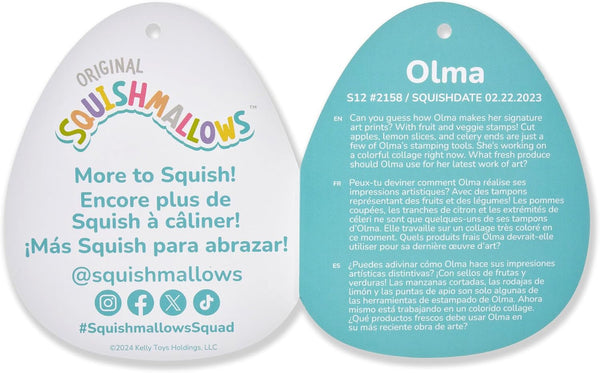 Squishmallows Original 12-Inch Olma Strawberry Cat - Official Jazwares Plush (Medium-Sized)