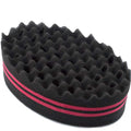 Small Holes Hair Sponge for Twists and Dreads Barber Afro Wave Nappy Sponge Brush for Curls Women Men Natural Hair 1 Pcs Twist