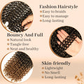Passion Twist Hair 12 Inch 8 Packs Passion Twist Braiding Hair Water Wave Crochet Hair Extensions Bohemian Braids Passion Twist Crochet Hair Ombre
