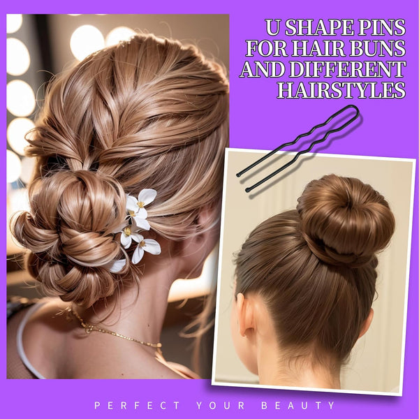 Teenitor 300Pcs Bobby Pins for Women Bobby Pins Black, Hair Pins for Women