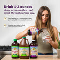 Lily of the Desert Vera Juice - Whole Leaf Filtered Aloe Vera Drink, Non-GMO Aloe Juice with Natural Vitamins, Digestive Enzymes for Gut Health,