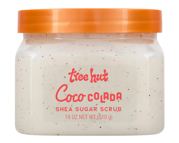 Tree Hut Shea Sugar Scrub Coco Colada, 18 Oz, Ultra Hydrating and Exfoliating Scrub for Nourishing Essential Body Care