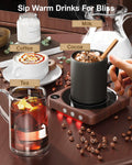 House Gem Mug Warmer - 36W Coffee Mug Warmer for Desk with Temperature Display, 2-12Hrs Auto Shut Off, Smart Candle Warmer - Ideal Coffee Gifts