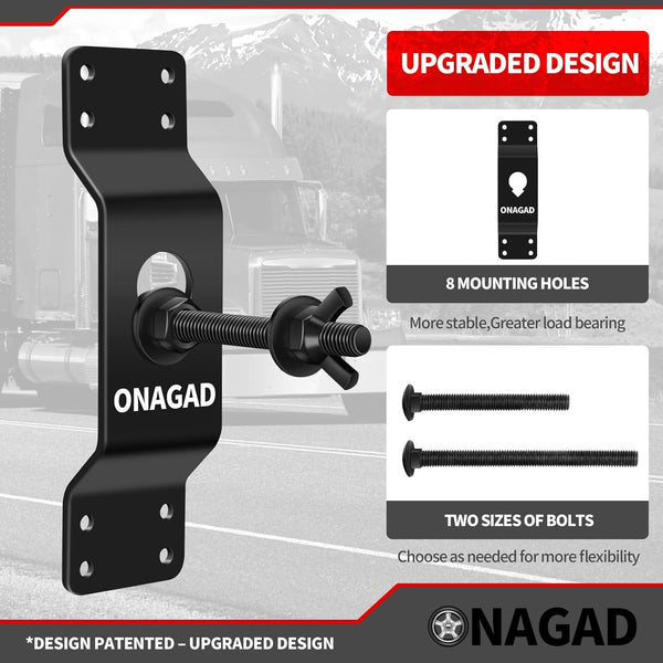 Wall Mount Spare Tire Holder Mount, Upgraded Spare Wheel Carrier, Spare Tire Mounting Bracket Rack for Enclosed Trailers, Cargo Race Box Trailers,