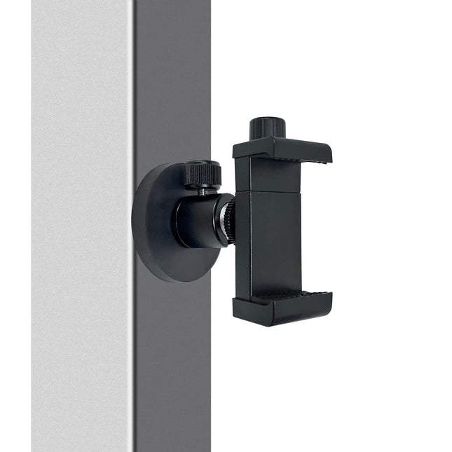 Gym Magnetic Phone Mount Holder, Heavy Duty Magnet Base Cell Phone Clamp, Attracts to Ferrous Metal Surface, Designed fo