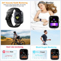 Smart Watch for Men Women, 2025 HD 1.91" Smartwatches (Answer/Make Call), 112+ Sports Modes Fitness Activity Tracker, Calories/Heart Rate/Sleep