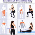 Resistance Bands Workout Set: 5 Levels Pull up Assist Bands 5-130Lb with Handles & Door Anchor