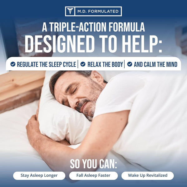Relaxium Sleep Aid, Dietary Supplement, Non-Habit Forming, Supports Longer and Better Sleep, 60 Capsules, 30-Day Supply
