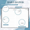 Daily Planner 2025-2026 - Daily Planner 2025-2026 One Page per Day, Full Page per Day, Jul 2025 - Jun 2026, 5.8" X 8.4", Agenda for 365 Days