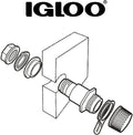 Igloo Replacement Threaded Drain Plug One Size