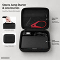 GWCASE Jump Starter Case for Halo Bolt Air 58830 57720/Air+ 55500, Box Only All Black For Halo Bolt Air/Air+ 55500
