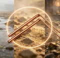 Spirit Hunter 99.9% Copper Dowsing Rod- 2PCS Divining Rods with Bag - Detect Gold, Water, Ghost Hunting etc.