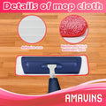 AmaVins 3 Pack Microfiber Cleaning Pads, Reusable Microfiber Mop Pads for 18 Inch Mop, Hardwood Floor Replacement Cleaning Mop Pads, Machine