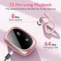 KT1 Wireless Earbuds V5.3, 120H Playtime, Bluetooth Earphones for Small Ear, IPX7 Waterproof Running Headphones, Deep Bass, over Ear Sport