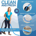 PetOde Dryer Vent Cleaner Kit, Flexible Dryer Lint Vacuum Attachment Compatible with Most Vacuum Cleaner, Blue 31.5 Inch Blue