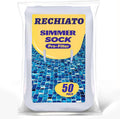 50 Pack Pool Skimmer Socks for Pool Filters, Filters Baskets and Skimmers to Filter Debris and Leaves, Protact Filter System of Inground and Above