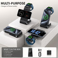 (2026 Upgraded) Traveling Wireless Mag-Safe Fast Charging Station,Magnetic 3 in 1 Charger for iPhone 17 16 15 14 13 12 Pro Max Plus,Apple Watch