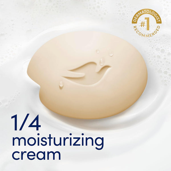 Dove Beauty Bar Soap 6 Bars Shea Butter, for Nourished, Radiant Skin, Enriches Skin 3.75 oz 3.75 Ounce (Pack of 6) Vanilla