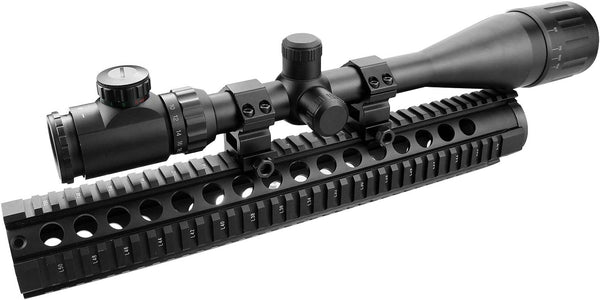 Scope Rings, Rifle Scope Mount High Profile Scope Mounts for Picatinny Rail (1 Inch, Set of 2)