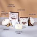 Solid Rice Protein Water Shampoo & Conditioner Hair Soap â€“ Shampoo and Conditioner Bars for Hair with All Natural Plant Based Essential Oils and