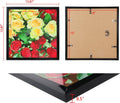 Medog 13x13 Picture Frame for Wall, Square Record Album Photo Frame,1 Pack 1P Black 13x13