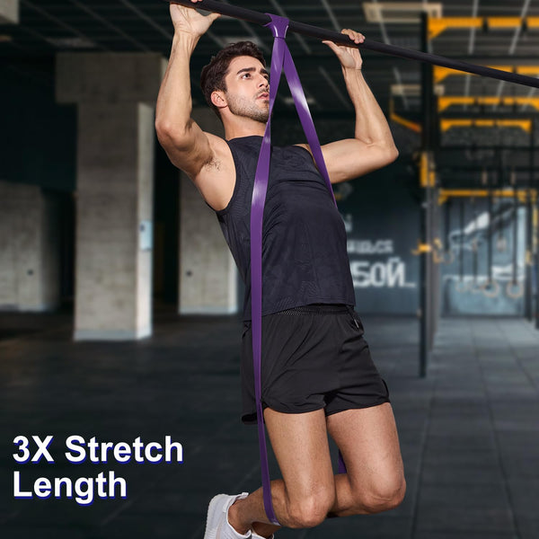 Pull up Assistance Bands Set 5 LBS - 230 LBS, Long Resistance Bands for Pull Ups Working Out, Gym Workout Bands for Men Exercise Muscle Training