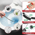 Drain Snake,61 Inch Flexible Grabber Claw Pick up Reacher Tool,Drain Clog Remover - Gutter Cleaning Tools for Home Sink, Bathroom Tub,Drain,