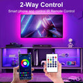 VOLIVO LED Lights for TV, 16.4FT Led Backlight for 45-85 inch TVs, Bluetooth RGB LED Lights Behind Television with Remote, USB Powered, Color