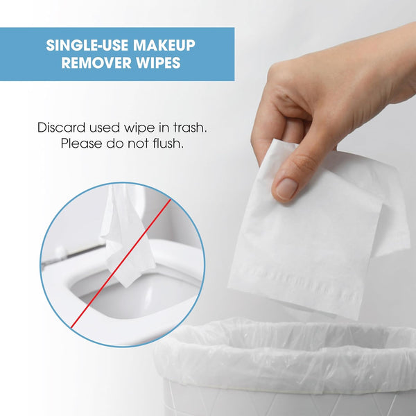 Diamond Wipes Makeup Remover Face Wipes with Vitamin E, 50 Count | Alcohol-Free Facial Cleansing Wipes With Vitamin E For Daily Makeup Removal;