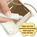 Crafts for Kids Ages 4-8 - 4 Pack DIY Bird House Wind Chime Kit - Build and Paint Birdhouses Wooden Arts Kits Easter Basket Stuffers Gifts for