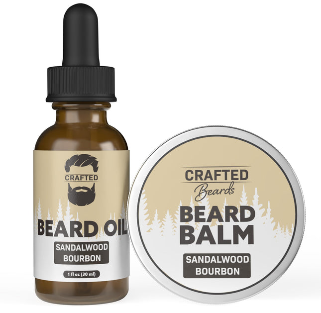 Beard Care Kit - Softer, Smoother, Moisturized Beard - Beard Oil and Balm - Gift